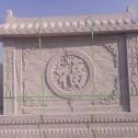 宝鸡 芝麻白花岗岩屏风，照壁，影壁