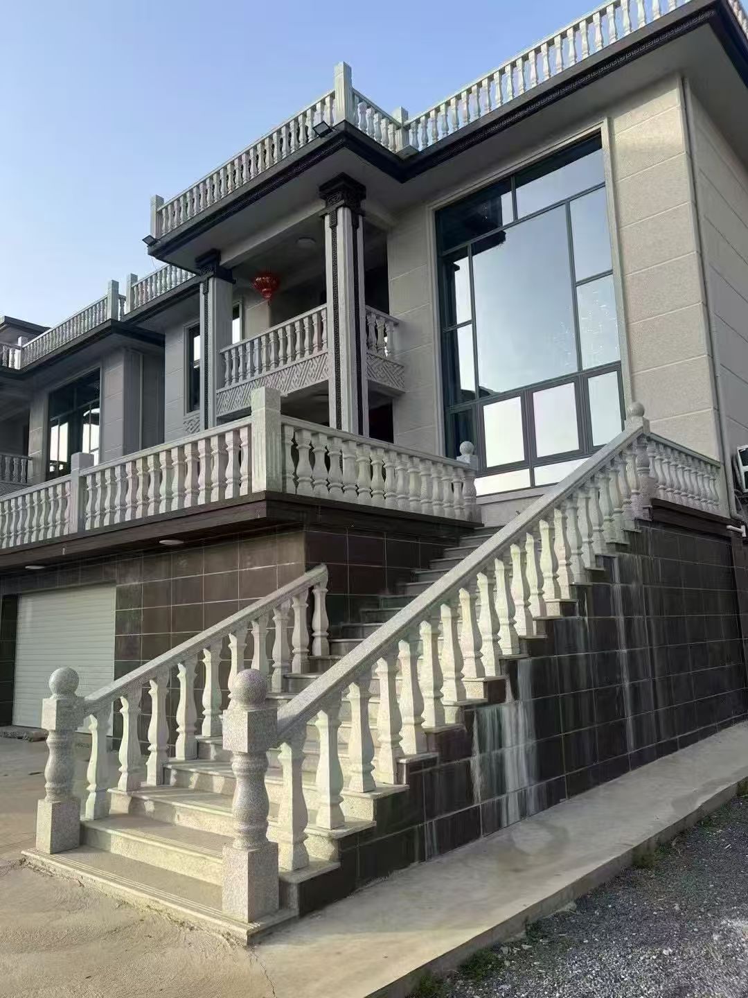 宝鸡 芝麻白别墅阳台栏杆，楼梯栏杆