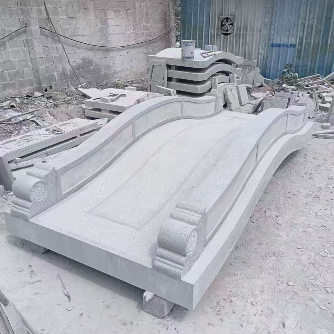 宝鸡 芝麻灰花岗岩园林景观 小石桥