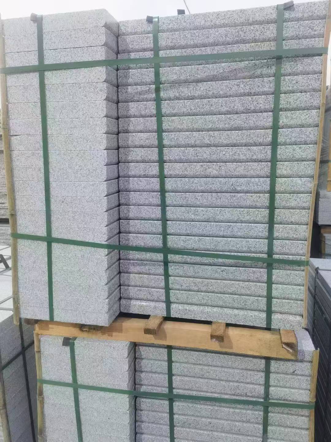 宝鸡 5公分芝麻白，倒斜角，室外楼梯踏步